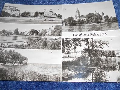4583 / Ansichtskarte - Grüße aus Schwerin