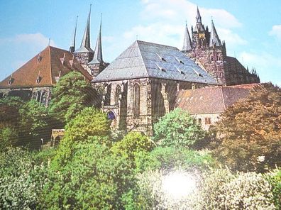 4613 / Ansichtskarte - Erfurt - Dom und Severi