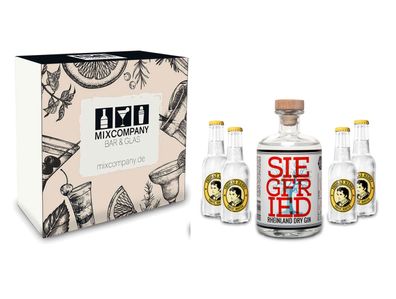 Siegfried Gin Tonic Set / Geschenkset - Siegfried Rheinland Dry Gin 500ml (41%