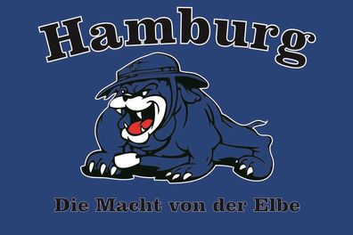 Fahne Flagge Hamburg Macht von der Elbe Premiumqualität