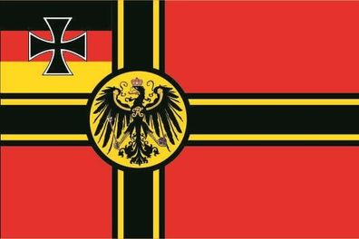 Fahne Flagge Deutscher Widerstand Kriegsflagge Preußen Adler Premiumqualität