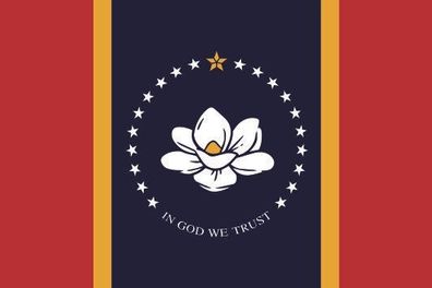 Fahne Flagge Mississippi New Magnolia Premiumqualität