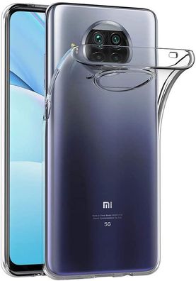 Wisam® Xiaomi Mi 10T Lite / Redmi Note 9 Pro 5G Silikon Clear Case Hülle Schutzhül...