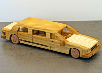 Stretch Limousine Stretchlimousine Limmo Modellauto Holzauto Auto Holz Groß Neu