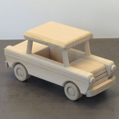 PKW Auto Kleinwagen Oldtimer Modellauto Holz selten sehr groß Handarbeit