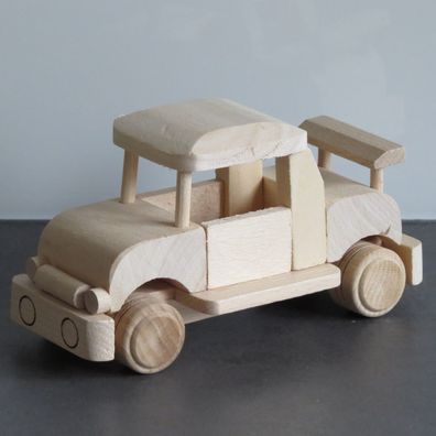 PKW Auto Kleinwagen Oldtimer Modellauto Holz selten groß Handarbeit