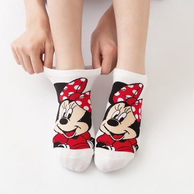 Mickey süße Cartoon, süße Baumwollsocken - Frühling und Sommer wilde kurze