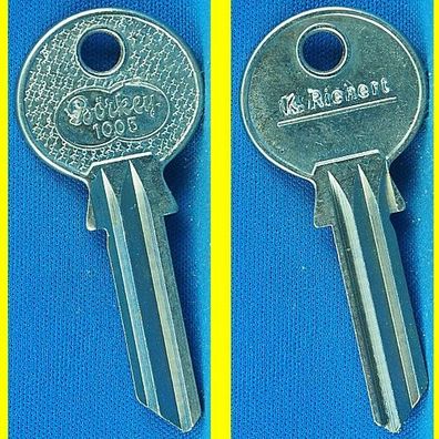 Schlüsselrohling Börkey 1005 für verschiedene Wilka Profilzylinder