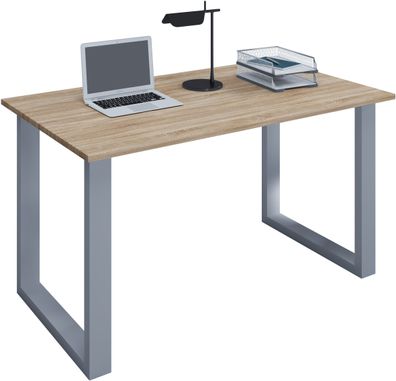 B-WARE Schreibtisch 60x40x75cm Eiche Rollbar Computertisch Bürotisch Tisch 