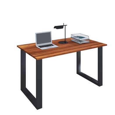 Büromöbel Schreibtisch „Lona U“ Alu Schwarz · 30 Ausführungen