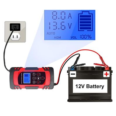 12V / 24V intelligente Autobatterieladegerät AC 100V 110V 220V 230V automatische