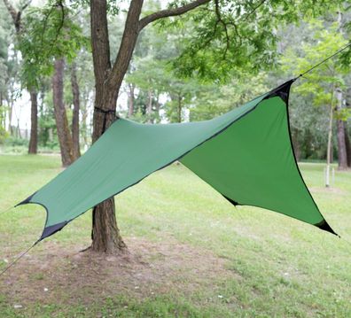 Hideaway Outfitters OffRoad Tarp Hex Fly Olive green - Regendach Zubehör