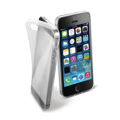 Cellularline Handyhülle für Apple iPhone SE/ 5s/ 5 Fine Klare Handytasche NEU