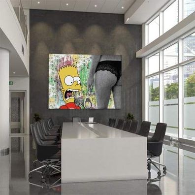 Bild | Pop Art | Street Art | Abstrakt | Bart Simson | Deko | XXL Leiwandbilder