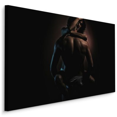 CANVAS Leinwandbild XXL Wandbilder auf Leinwand Sexy Paar EROTIK 3D 1861