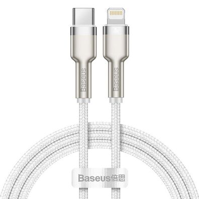 Baseus Cafule Metal Ladekabel Datenkabel USB-C/ Lightning PD 20W 1m
