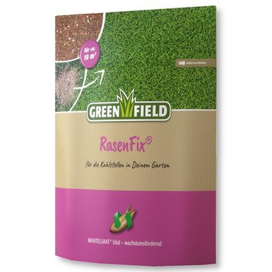 Greenfield Rasen Fix Mantelsaat Vital 1,5 kg Rasensamen Rasendoktor Rasenhilfe