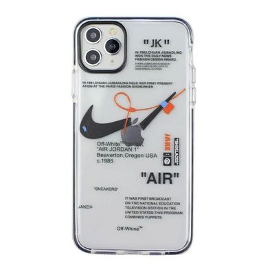 OFF White Nike für iPhone X/ XS/ XR/ XS Max u.a. Handy Cover Handyhülle Schutzhülle