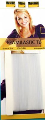 Framilastic T6 6mm x 5m ideal für dehnbare Kleidungsstücke (0,78€/1m)
