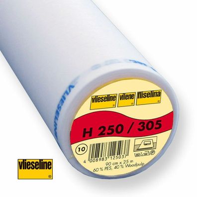 Vlieseline H250 weiß fixierbare Bügeleinlage 0,90m x 1m von Freudenberg (3,33€/1m)