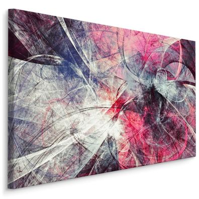 CANVAS Leinwandbild XXL Wandbilder Anstrakt Farben Bewegung Kunst 970