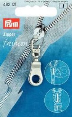 1 Fashion Zipper Öse silberfarbig Ersatz für Reissverschluss