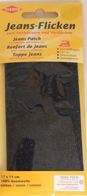 Jeansflicken Aufbügel Reparatur Flicken Qualitäts Aufbügler dunkel blau