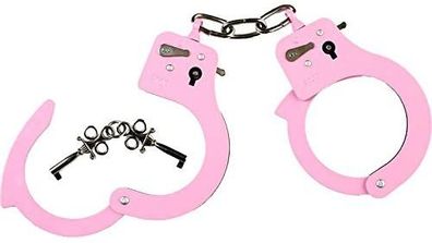 Schrödel Kinder Handschellen pink, mit 2 Schlüsseln Cowgirl Karneval Verkleidung