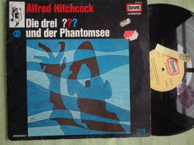 LP Europa Alfred Hitchcock Die drei ??? und der Phantomsee HG Francis Hörspiel