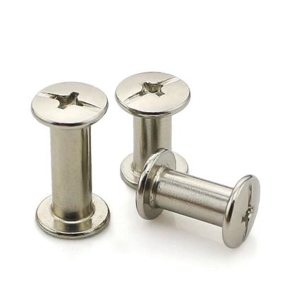 Galvanisieren von Nickel-Bankschrauben / Buchmuttern Nieten / Fotoalben andocken