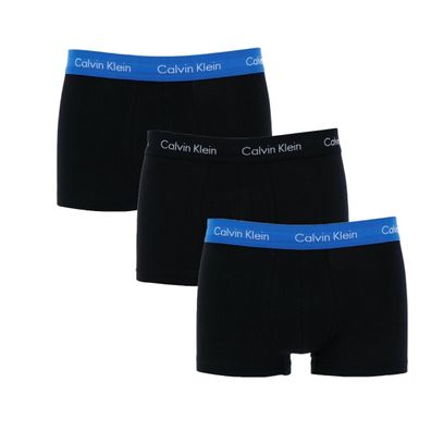 Calvin Klein C6 Shorts Herren Boxershorts, 3er P. Schwarz-Bund Mehrfarbig S-XL
