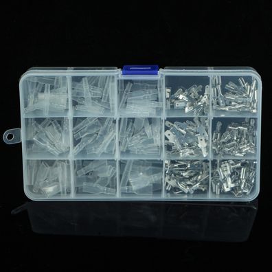 Kabelverbinder Elektrische Crimpklemmen 2,8 / 4,8 / 6,3 mm Spade Auto Connectors Kit