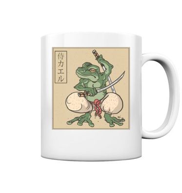 Samurai Frosch - Tasse glossy