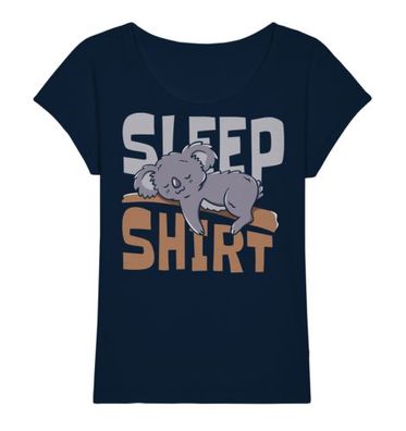 Sleep Shirt Panda - Ladies Organic Slub Shirt