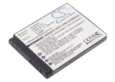 Ersatzakku - CS-BCH7 - Panasonic Lumix DMC-FP1 / DMW-BCH7 - 3,7 Volt 690mAh Li-Ion