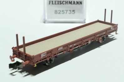 Fleischmann N FS 2achsiger Rungenwagen braun 825735 NEU OVP