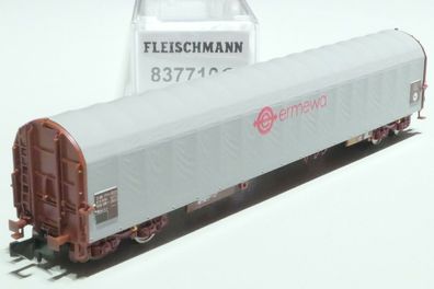 Fleischmann N DB AG ERMEWA 4 achs Schiebeplanenwagen grau 837710 NEU OVP