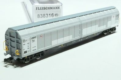 Fleischmann N DB AG AAE 4achs Schiebewandwagen silber 838316 NEU OVP