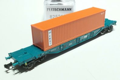 Fleischmann N SNCB 4achs. Containerwagen grün 825212 NEU OVP