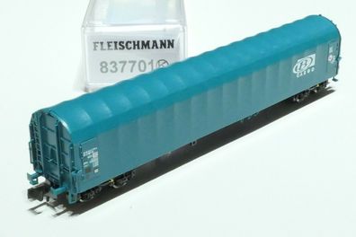 Fleischmann N B Cargo 4achs Schiebplanenwagen grün 837701 NEU OVP