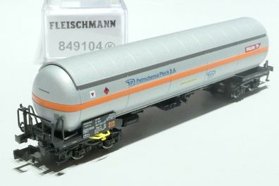 Fleischmann N PKP 4achsiger Gaskesselwagen silber 849104 NEU OVP