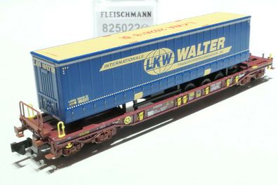 Fleischmann N DB AG AAE 4achs. Taschenwagen T3 LKW Walter braun 825022 NEU OVP