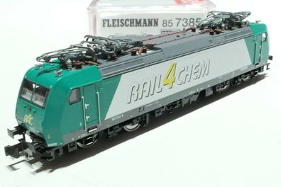 Fleischmann N DB AG Rail 4 Chem 185 532-9 silber grün 857385 NEU OVP