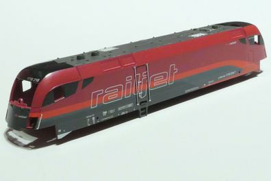 E336 Fleischmann 1x Gehäuse ÖBB 1116 218-7 Railjet rot 731101 NEU