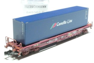 Fleischmann N RENFE 4achs Taschenwagen Camellia Line braun 845368 NEU OVP