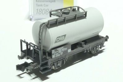 Minitrix N SNCB 2achsiger Kesselwagen CAIB grau 18084 NEU OVP