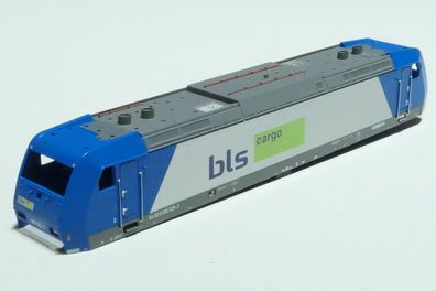 E110 Fleischmann 1x Gehäuse für BLS Cargo 185 525-3 blau silber 877386