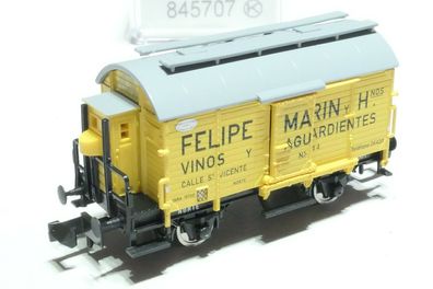 Fleischmann N RENFE 2achsiger Weinfaßwagen Norte gelb 845707 NEU OVP