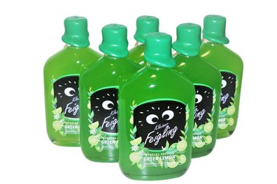 6 Flaschen Behn Kleiner Feigling Green Lemon 15% Vol. 0,5 Liter Special Edition