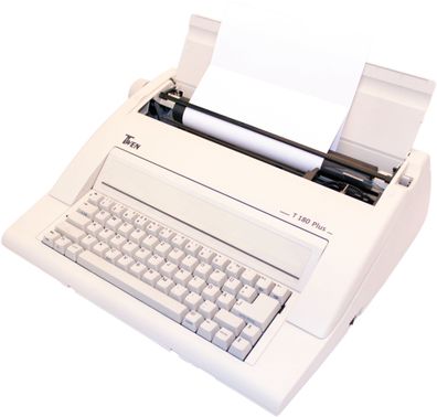 Schreibmaschine TWEN 180 Plus, elektrisch, mit Typenrad